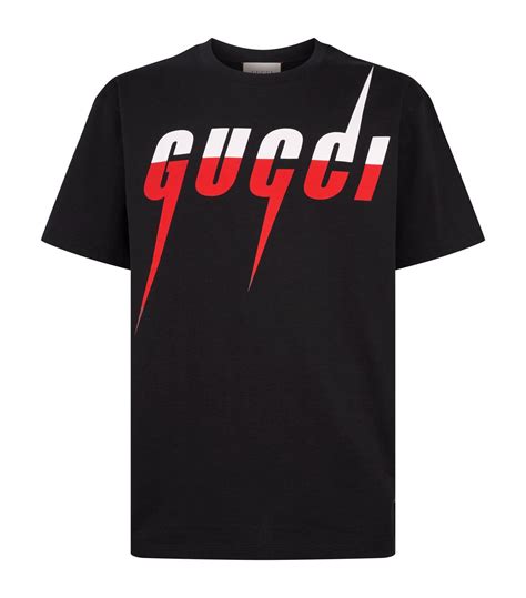 black Gucci tee shirt